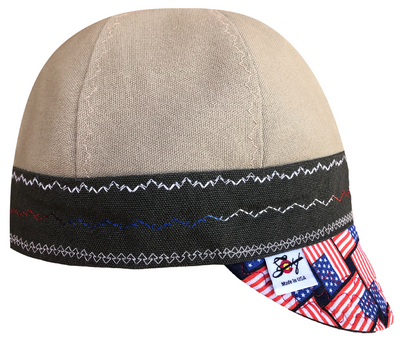 USA Variegated Thread  Prewashed  Welding Cap Size 7 1/4