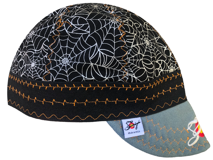 3 Pk. Embroidered Unique Size 7 1/2 hybrid Welding Caps