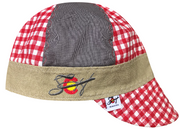 "The Red's"  Embroidered Size 7 1/4 Hybrid 3 Pk. Welding Caps