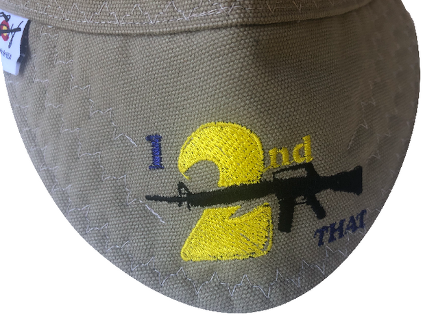 Black/Yellow 2nd Amendment Embroidered Combo 2 Pk. Size 7 1/4 Hybrid Welders Caps