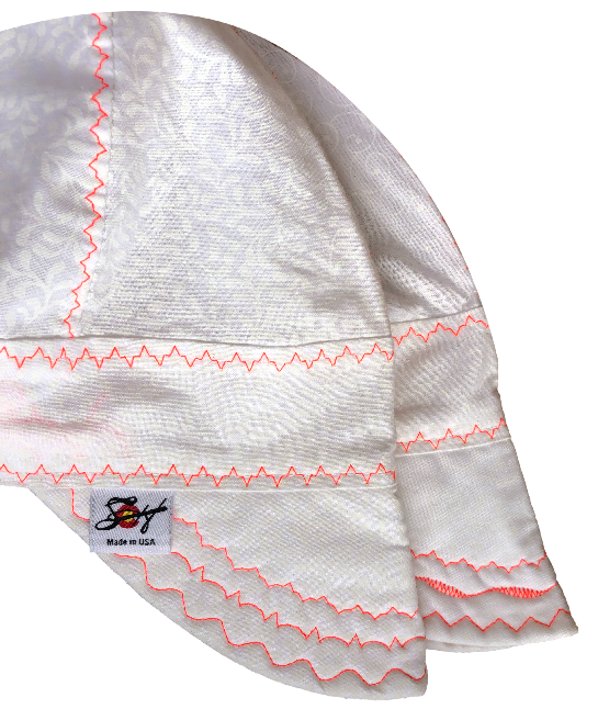 2 Pk. White Pipeliner 100% Cotton Welders Cap