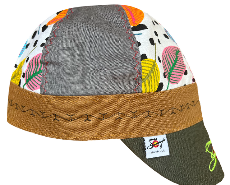 Embroidered Hybrid Welders Caps Size 7 1/8