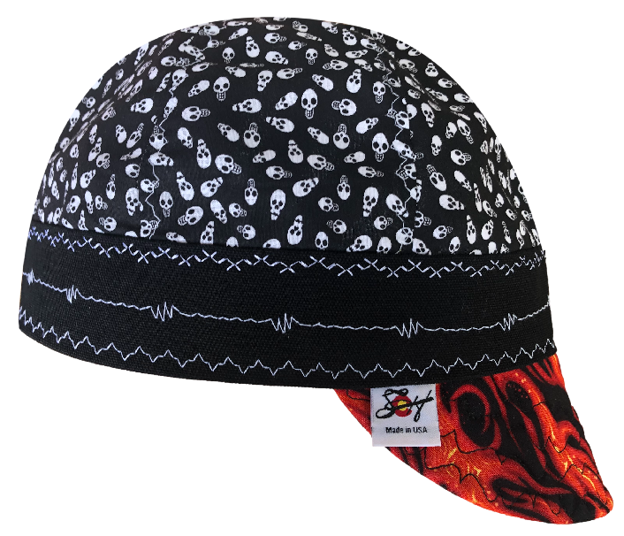 Gates O' Hell 🔥🔥   Size 7 1/8 Hybrid Welding Cap