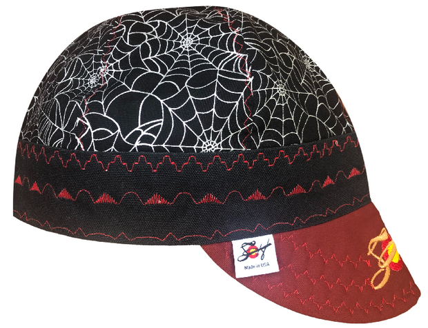 ⚪️Red w/ Polka Dots⚪️ Unique Hybrid Welding Cap – Southern Colorado Hats red-w-polka-dots-unique-hybrid-welding-cap-southern-colorado-hats