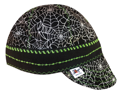 Metallic Thread Spiderweb 7 3/8 Hybrid Welders Cap