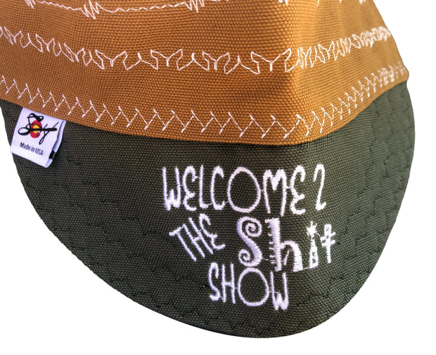 "Welcome to the Shit Show" embroidered 7 3/8 Hybrid Welders Cap