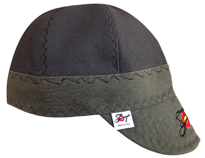 2 Tone Embroidered Size 7 1/4 Prewashed Canvas Welders Cap