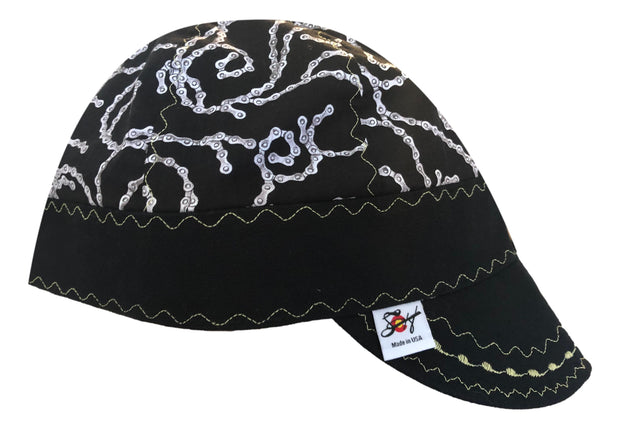 2 Pk. Chains Size 7 3/4 Logo Hybrid Welding Cap