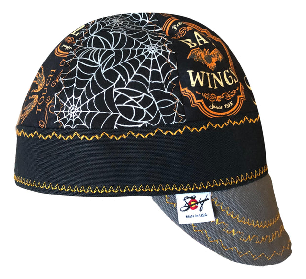Metallic Spider Web/Apothecary Hybrid Welders Cap