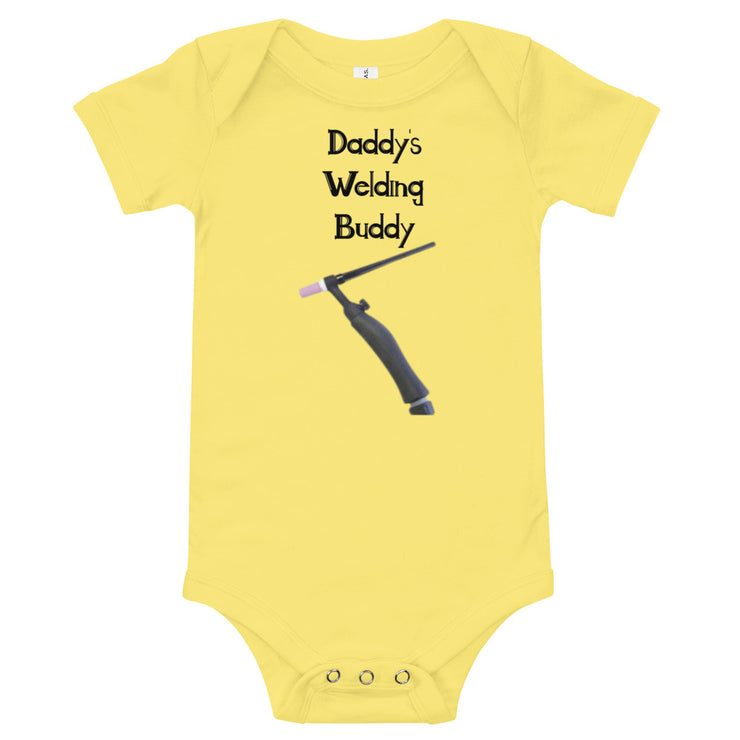 Daddy's Welding Buddy Printed Onesie